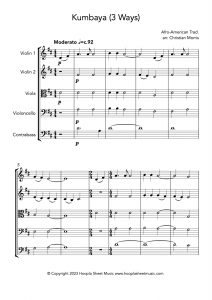 Kumbaya (String Ensemble/Orch)