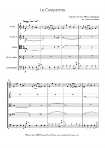 La Cumparsita (String Ensemble/Orch)